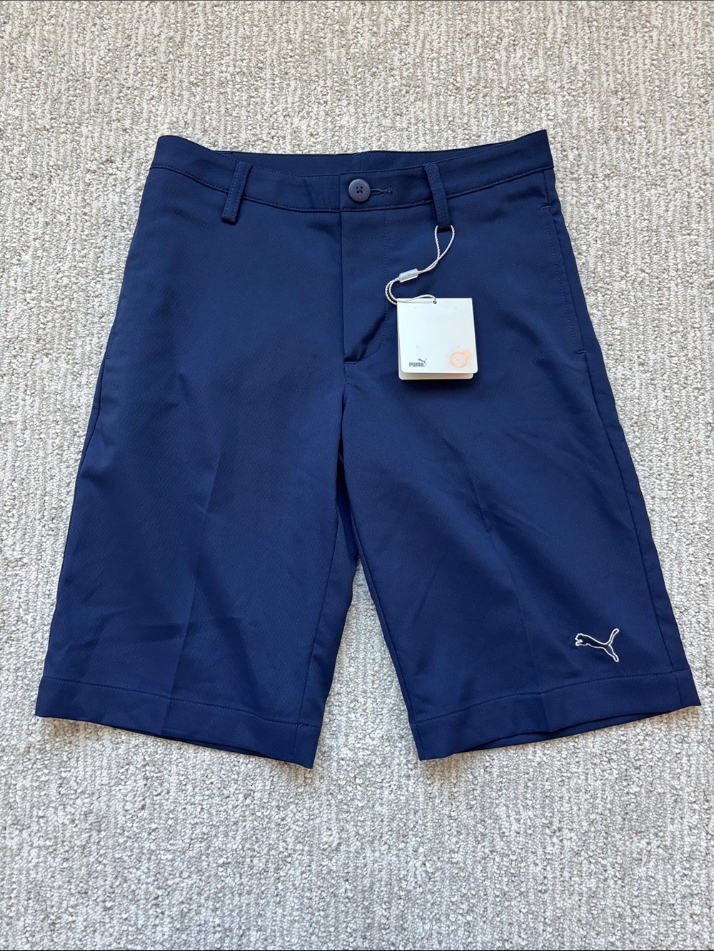 Puma Men's Navy Athletic Golf Shorts Small